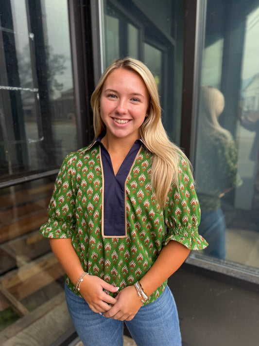 Giving Thanks Green Top