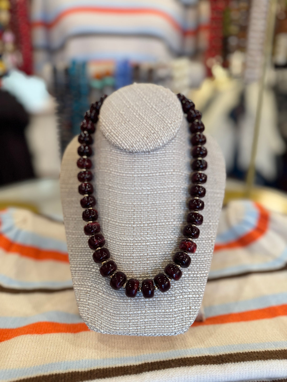 Candy Necklace -Medium Disc Bead