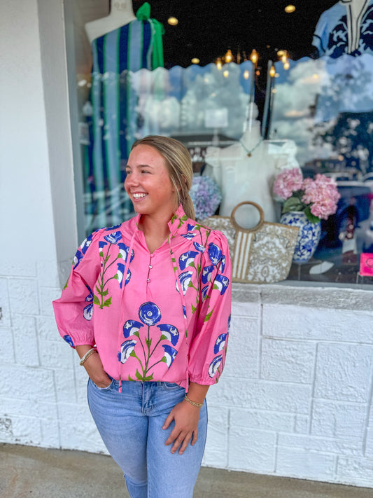 Mimi Pink Top