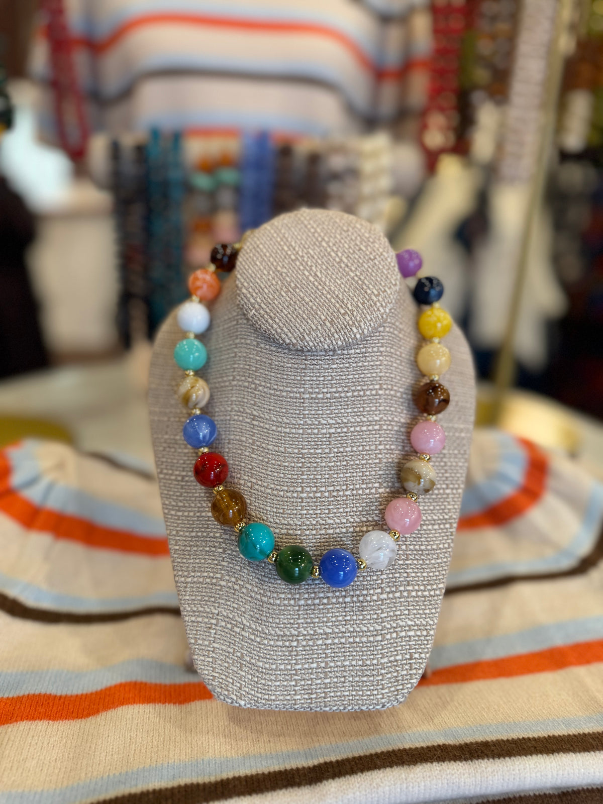 Candy Necklace -Medium Disc Bead