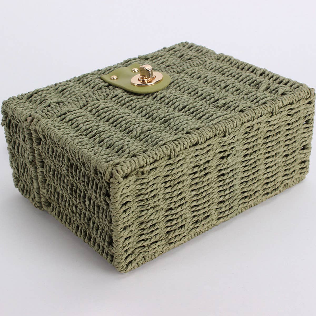 DUAL-PURPOSE LEISURE PAPER ROPE WOVEN BAG