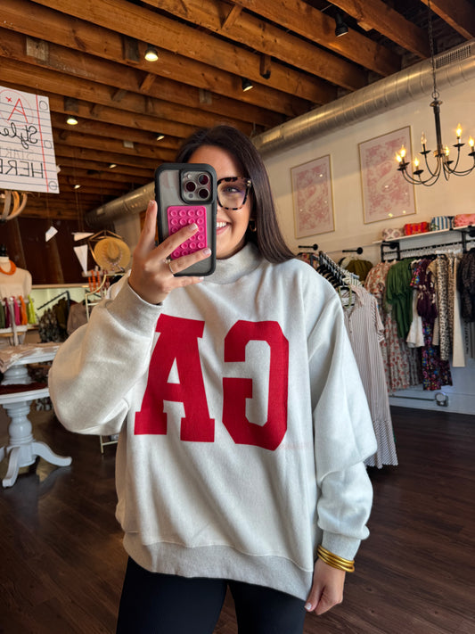 Georgia Reversible Sweatshirt