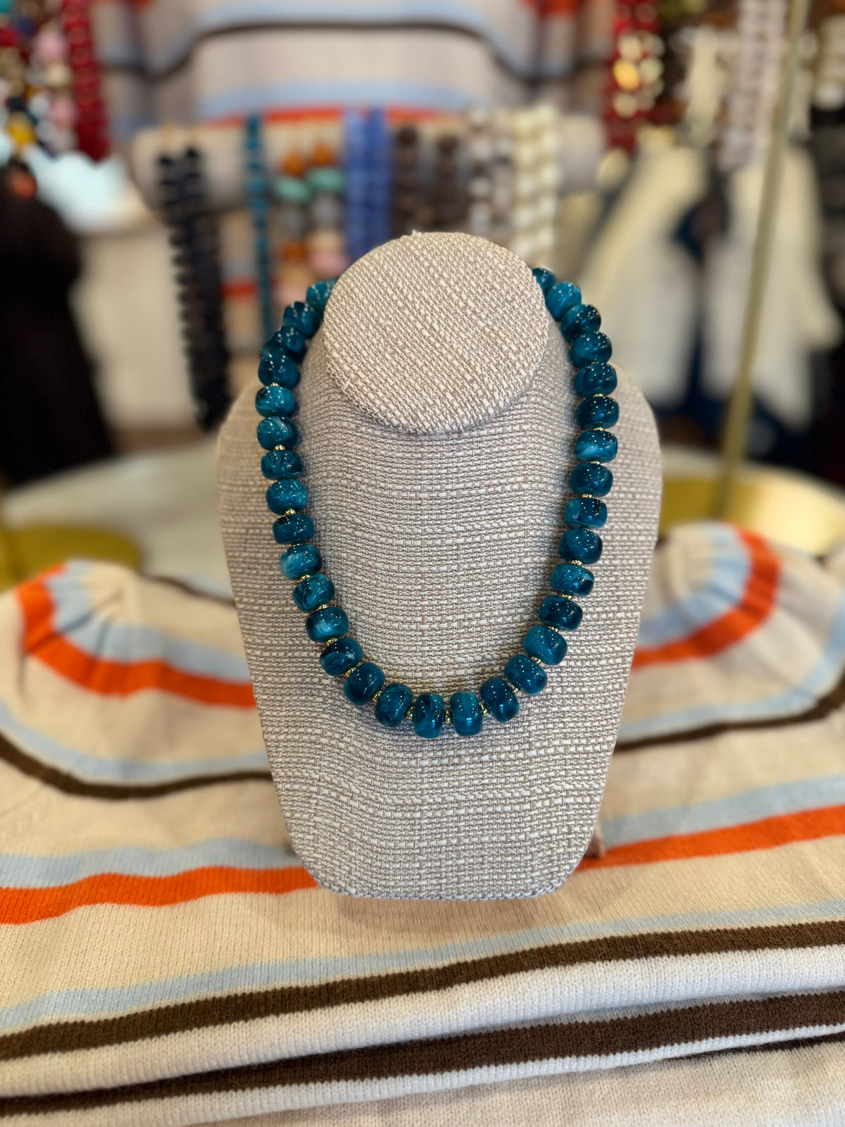 Candy Necklace -Medium Disc Bead