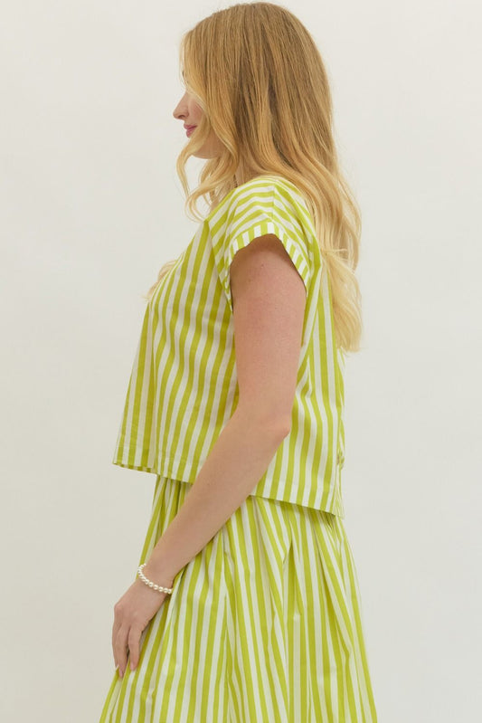 Chartreuse Lime Top