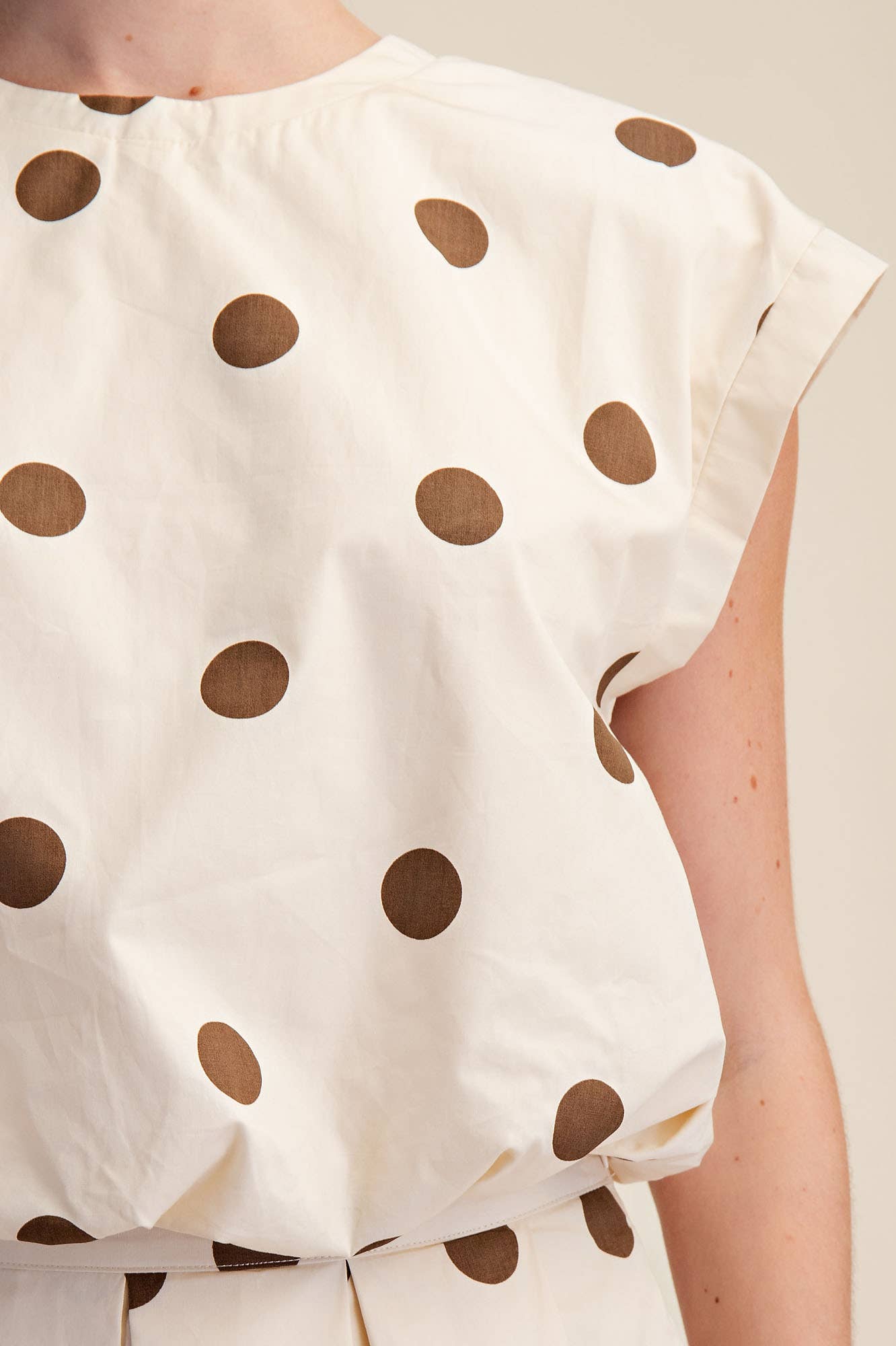 Polka Dot Bubble Top