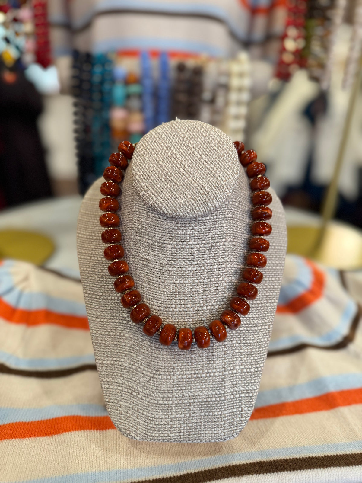 Candy Necklace -Medium Disc Bead