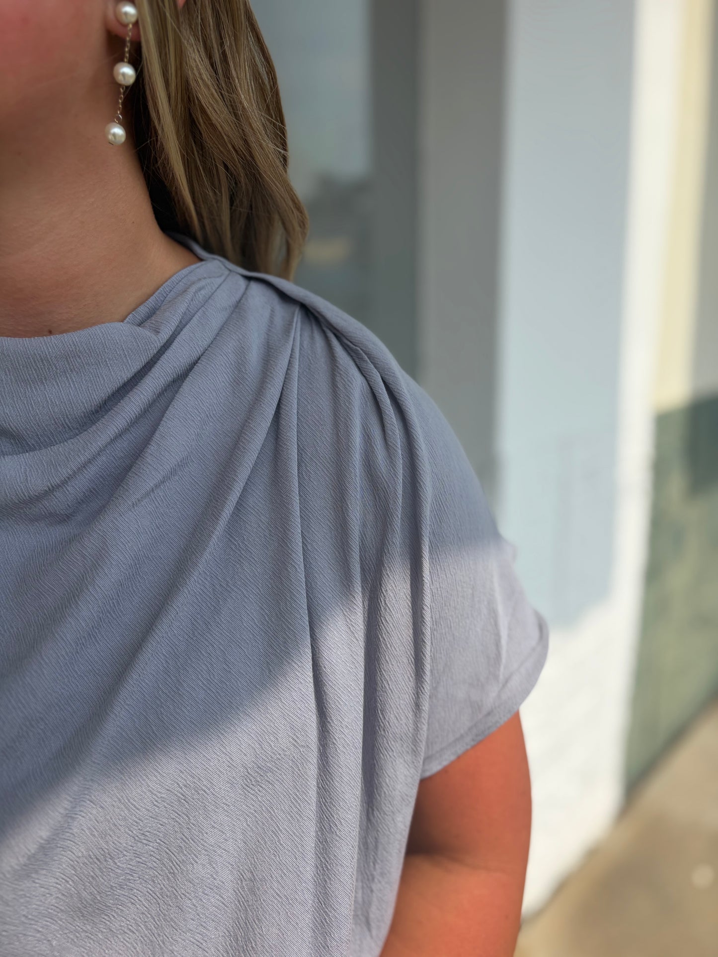 Dove Blue Blouse