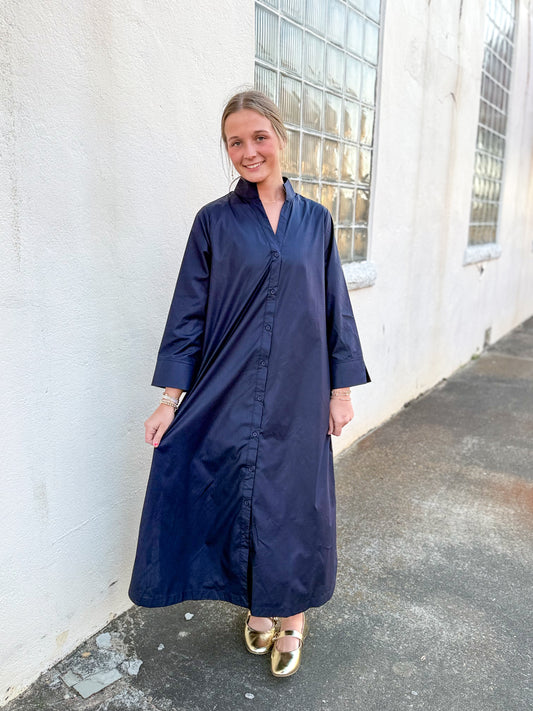 Avery Navy Dress