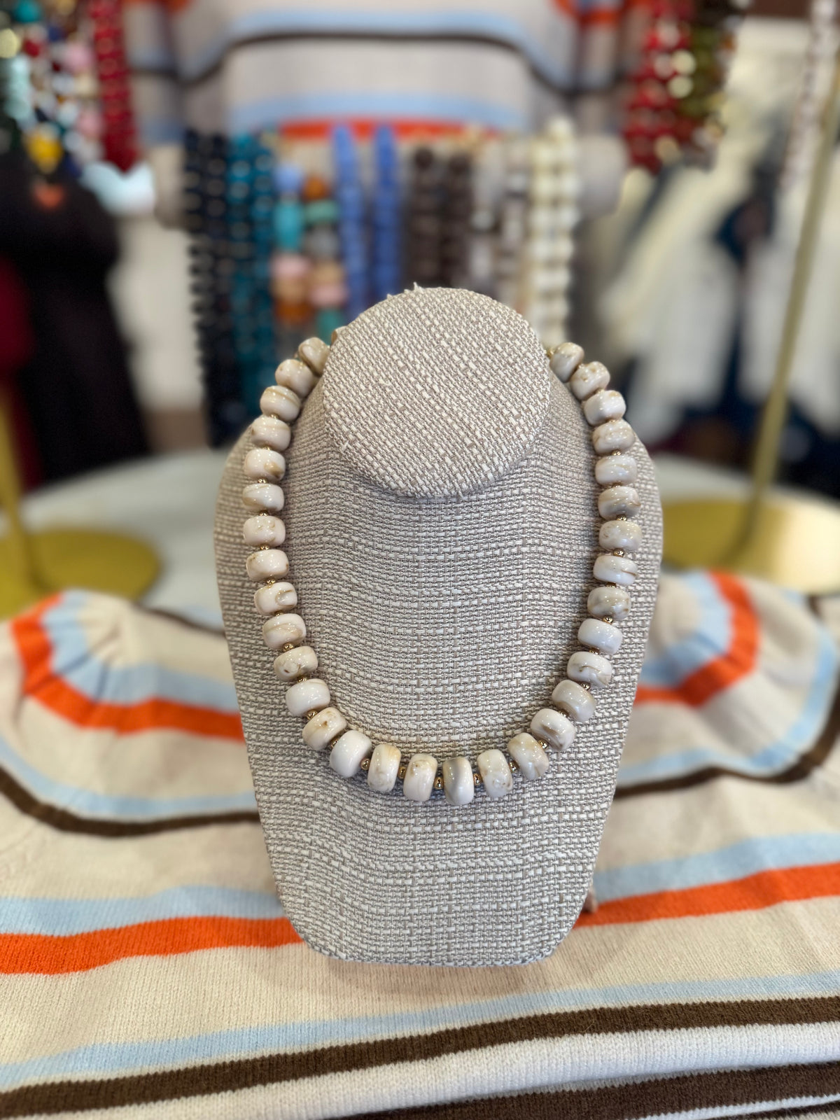 Candy Necklace -Medium Disc Bead
