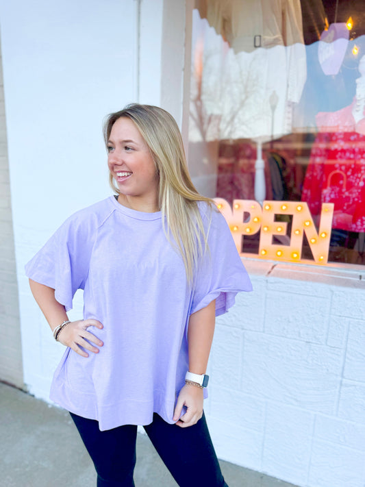 Lavender Oversized Tee