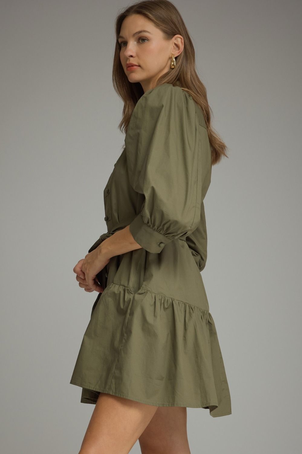 Amry Green Mini Dress