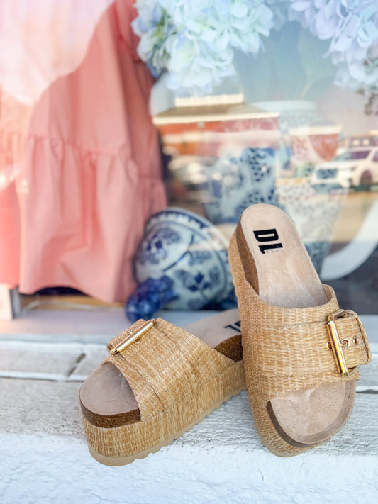 Dirty Laundry| Palm Island Platform Sandal