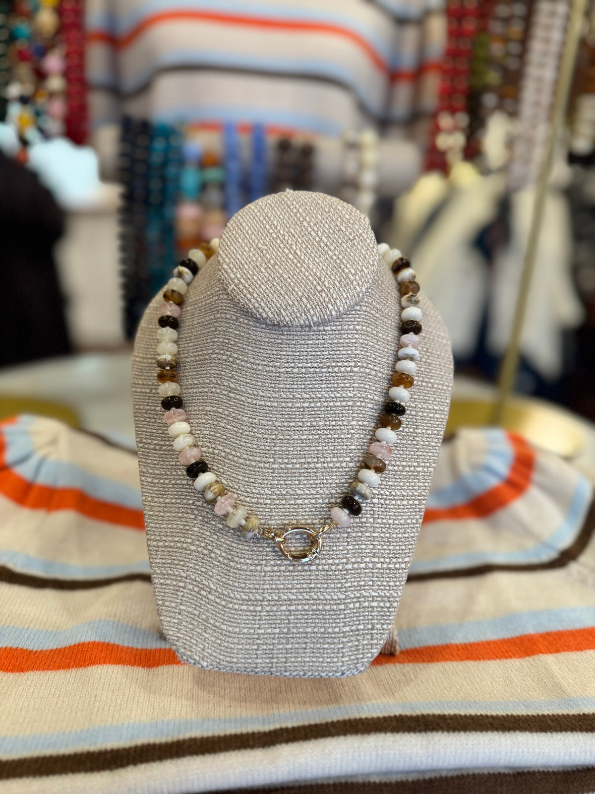 Candy Necklace -Medium Disc Bead