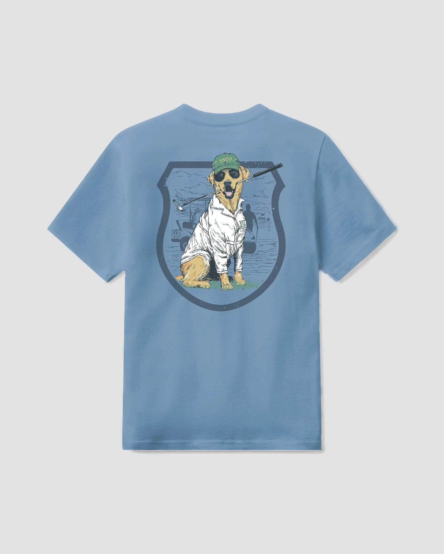 Youth Who’s your Caddy Tee SS- Nautical Blue
