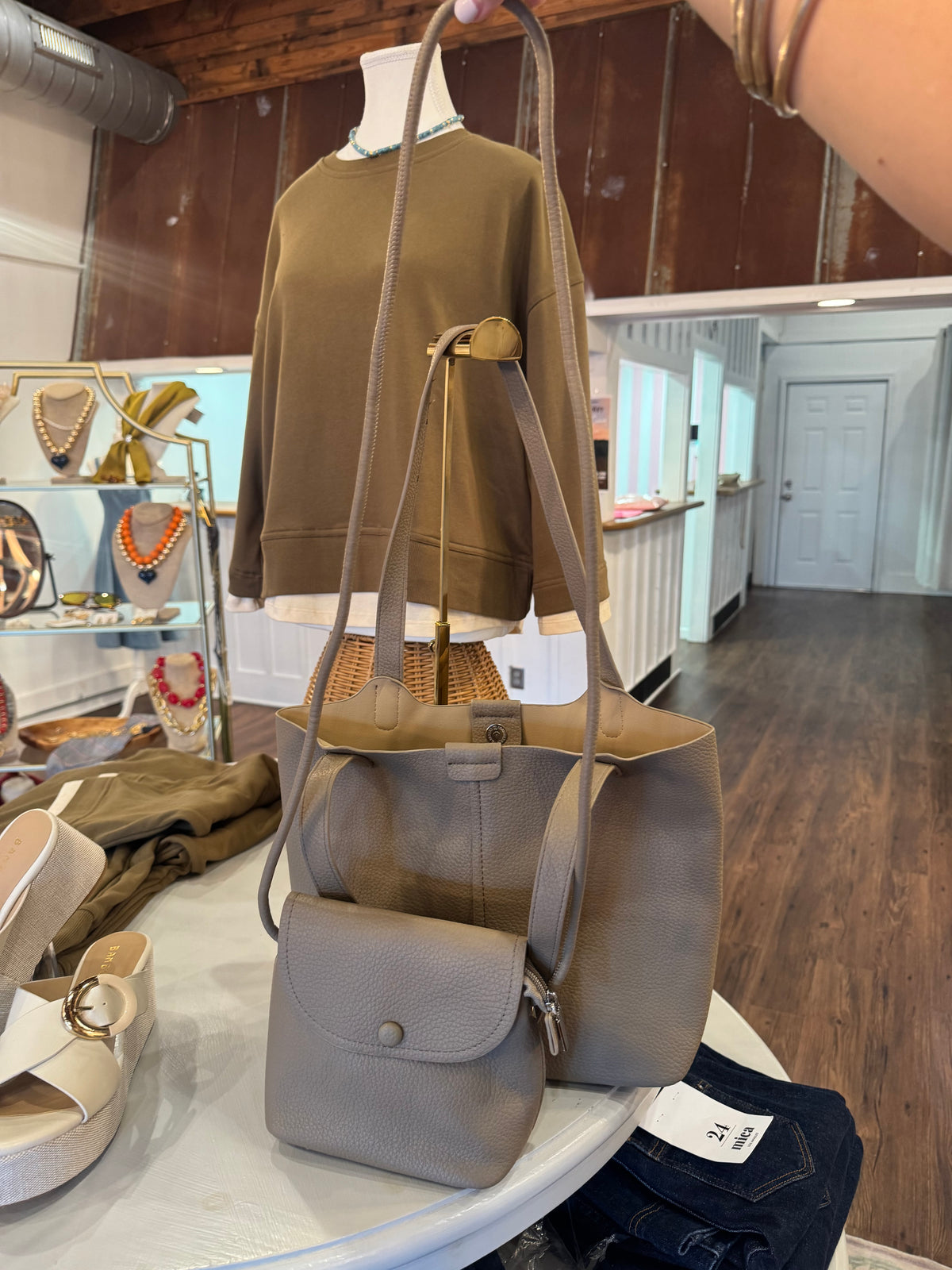 Shoulder Bag- Khaki