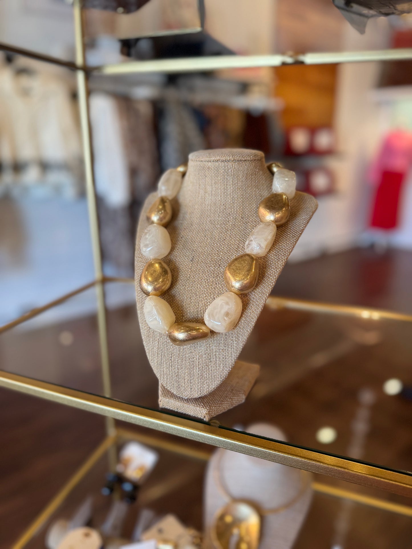 Ivory and Gold Necklace