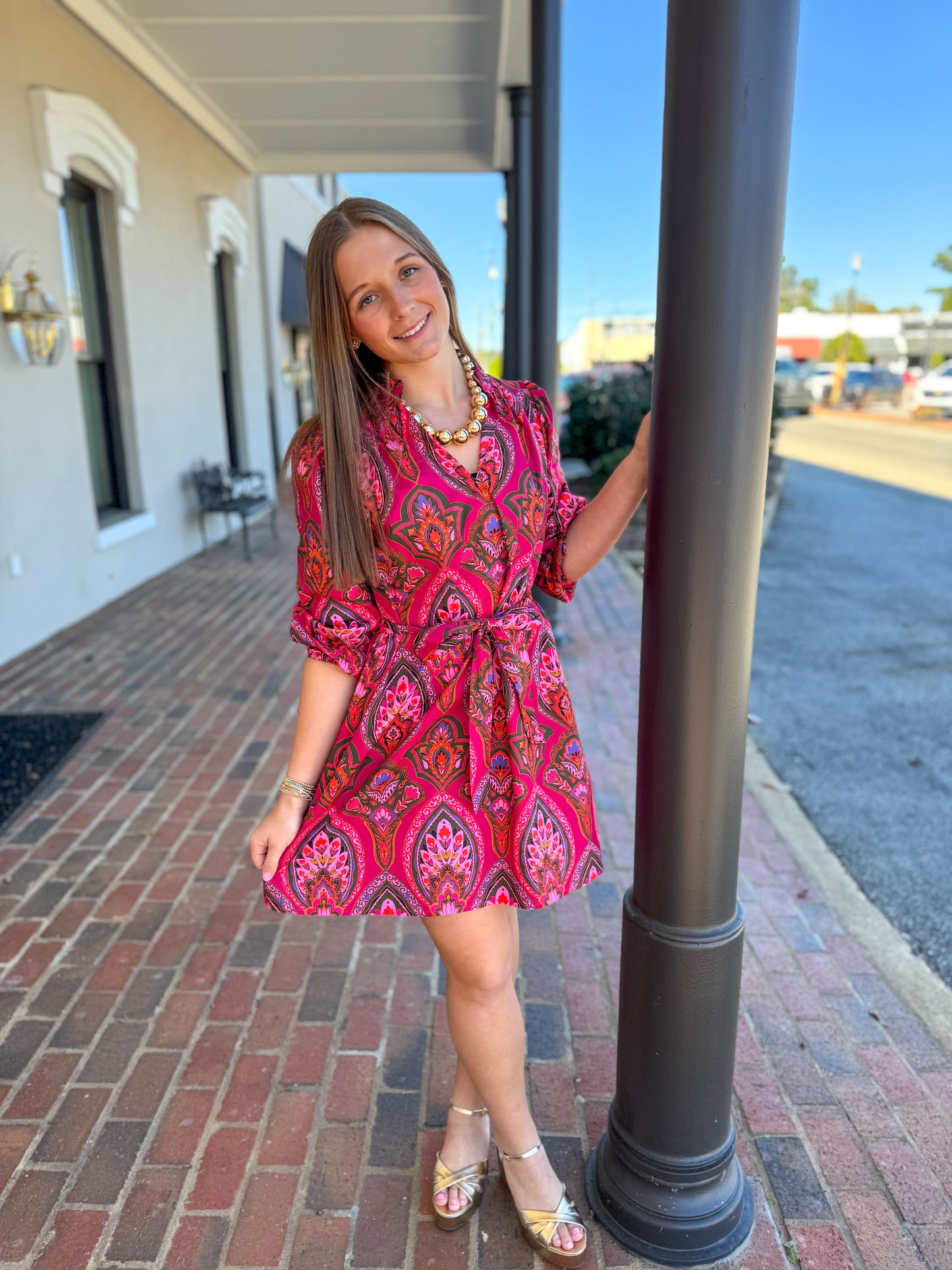 Azura Floral Eira Poplin Mini Dress