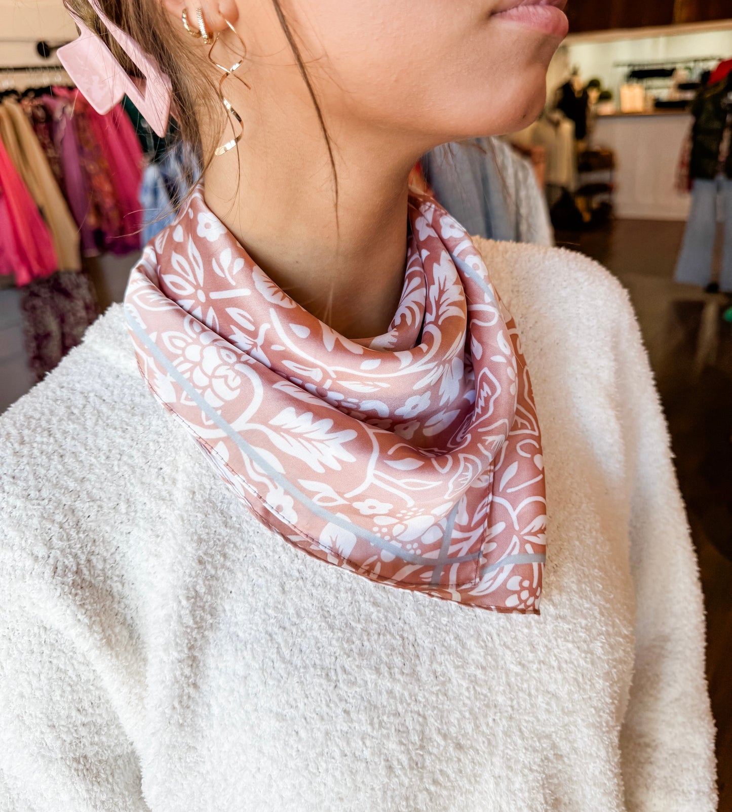 Rose Gold Scarf