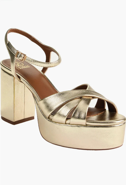 CHINESE LAUNDRY| Tessa Light Gold Platform Heels