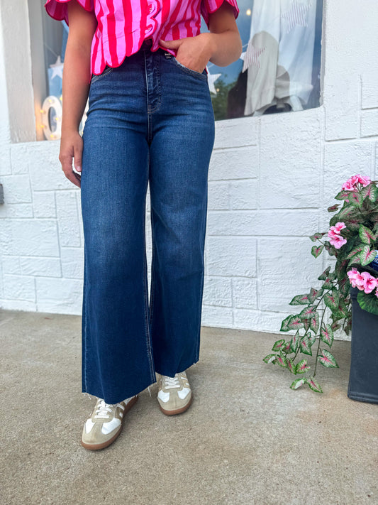 VERVET| Super High Rise Dark Denim