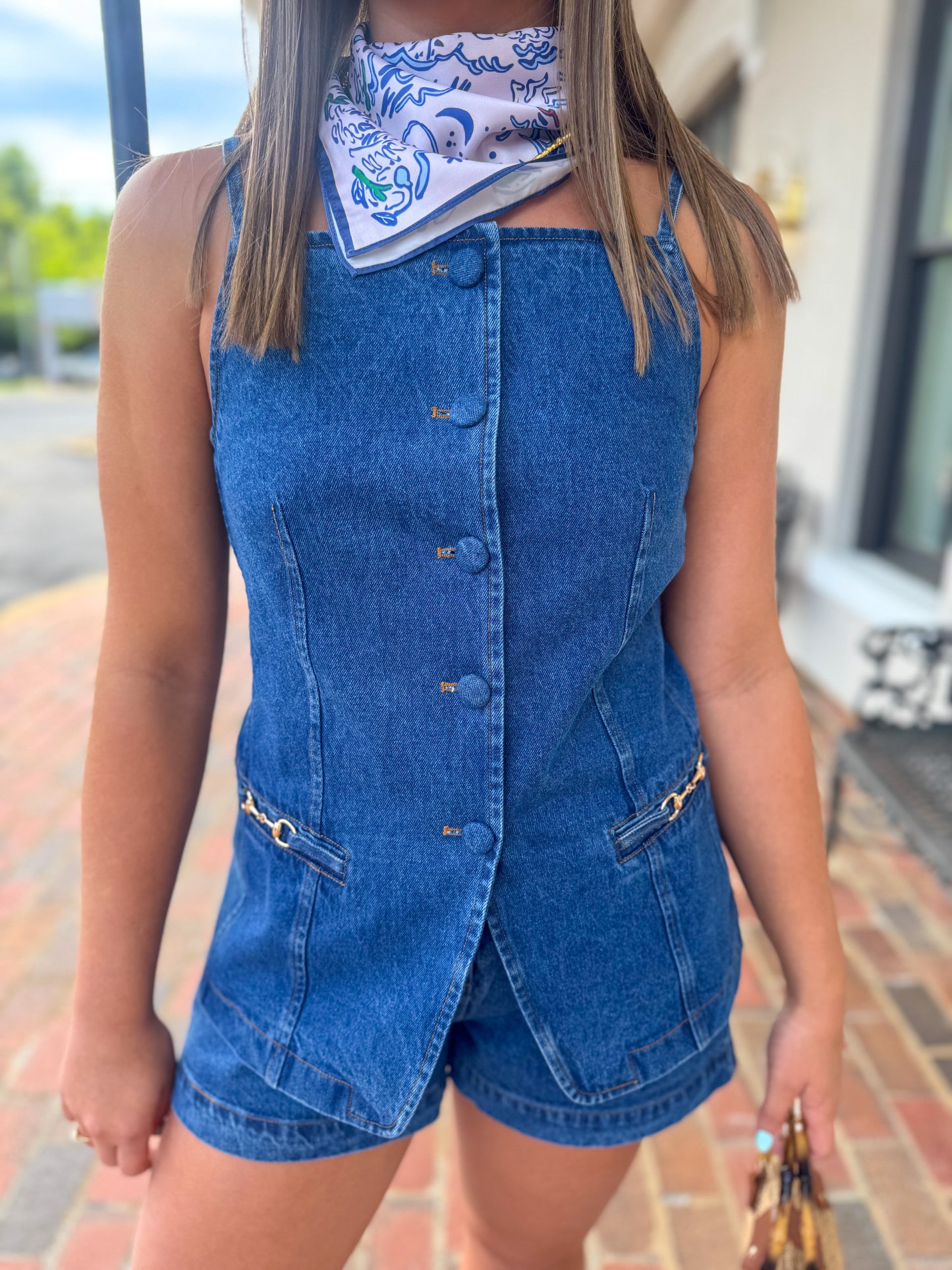 Kentucky Denim Top