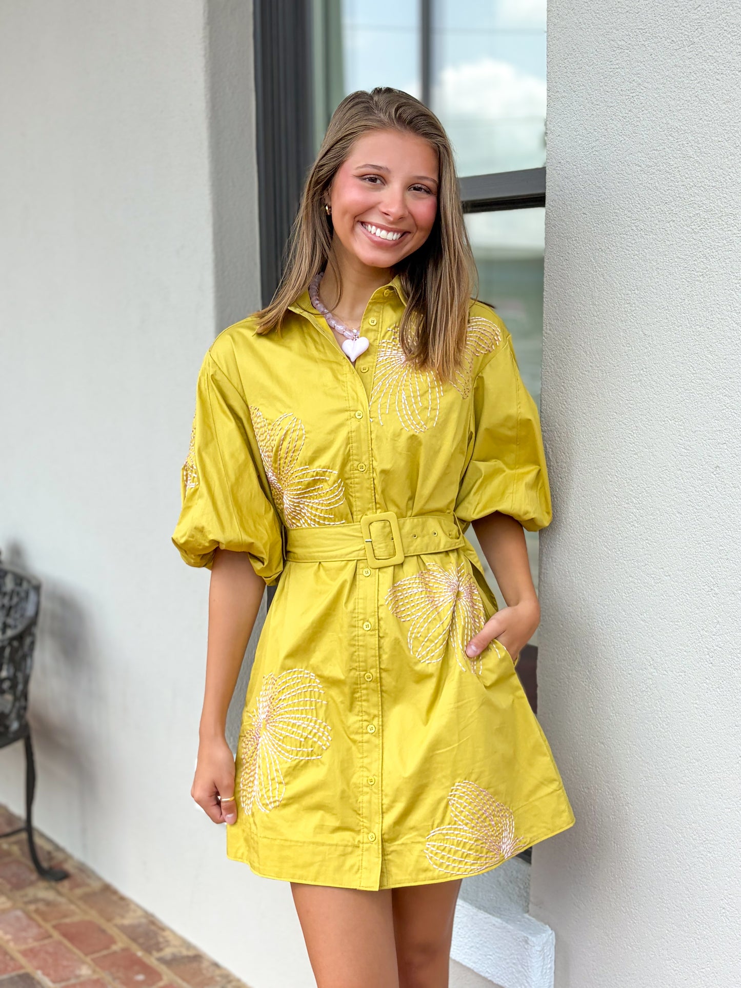 Golden Hour Bloom Dress