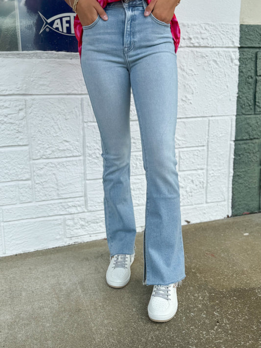 Light Blue Bootcut Jeans