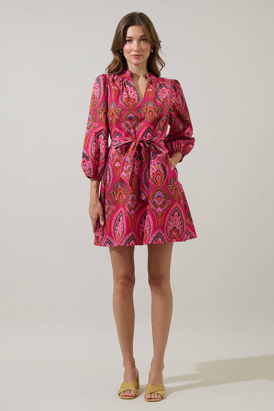 Azura Floral Eira Poplin Mini Dress