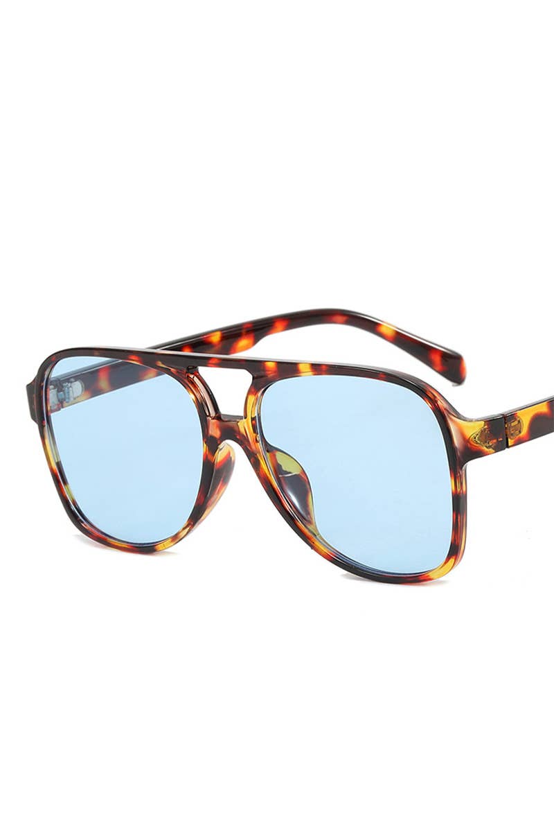 Vintage Double Bridge Aviator Sunglasses
