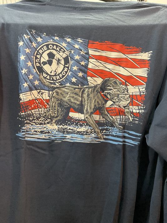 American lab Navy T-Shirt